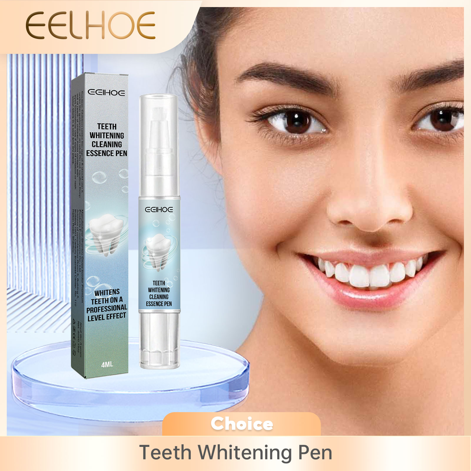 Whitening Pen Bleach - EELHOE-Dentes Whitening Pen, Dental Calculus Remover,