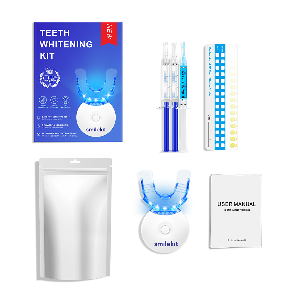 Teeth Whitening Gel For Trays - Kit de clareamento dental - 5X
