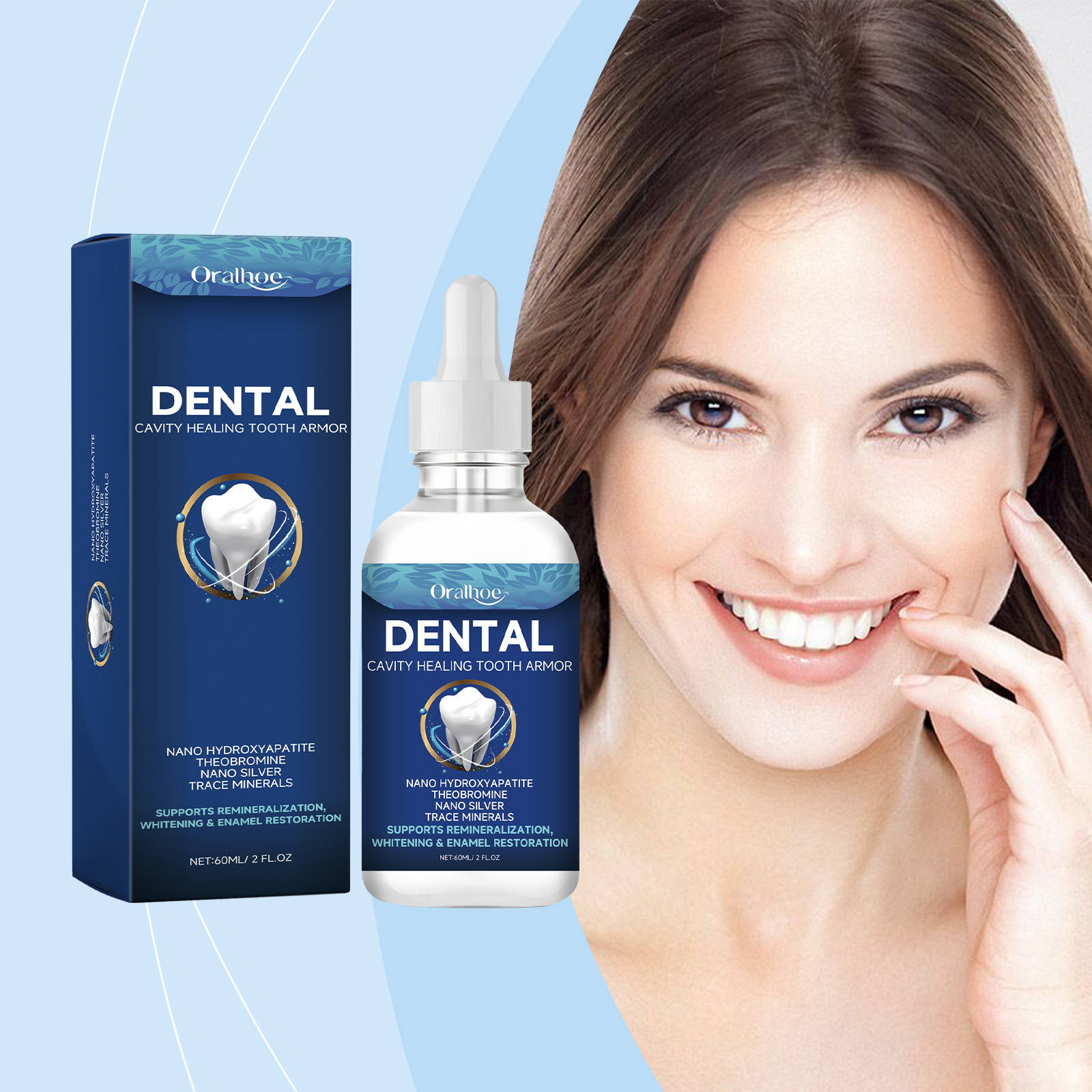Enamel Repair Serum - Sérum Líquido para Cuidados Dentários: Reparação
