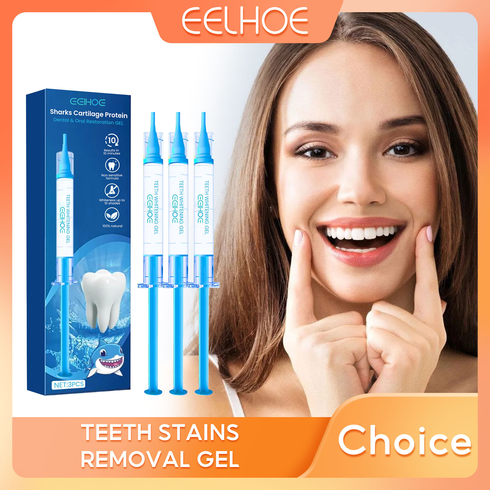 Whitening Pen Bleach - Dentes branqueamento Gel para limpeza oral,