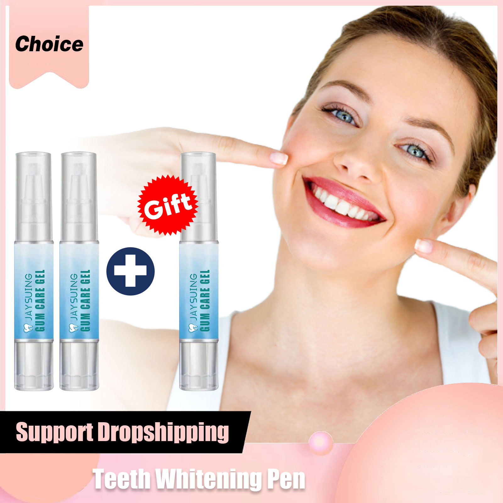 Whitening Pen Bleach - Caneta branqueadora de dentes branca deslumbrante,