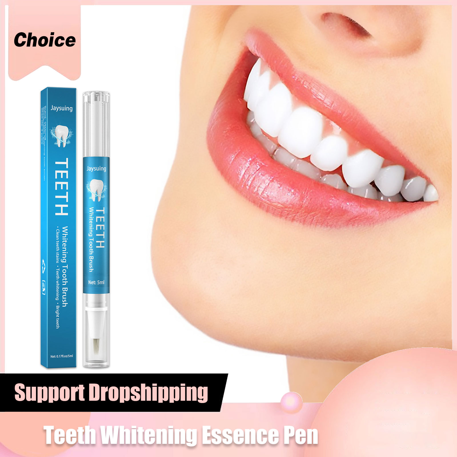 Whitening Pen Bleach - Caneta de essência para clareamento dos