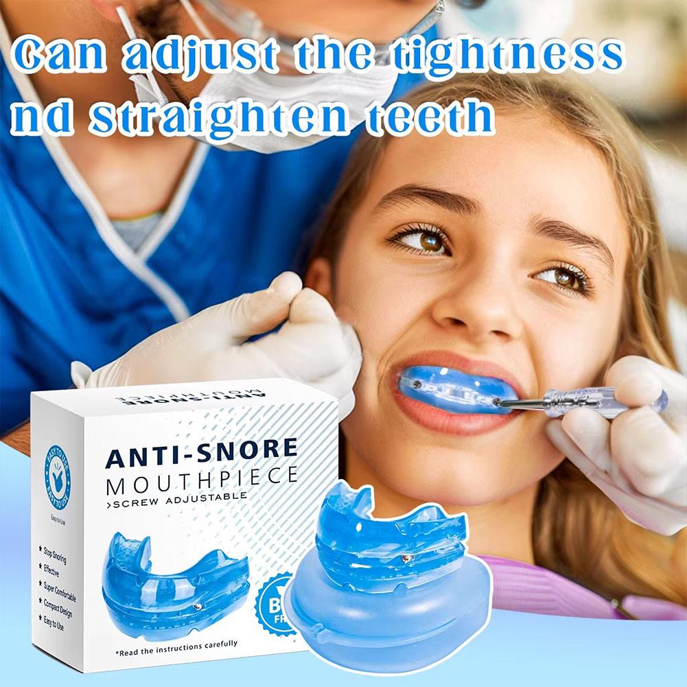 Teeth Whitening Mouth Guard - Protetor Bucal Ajustável Antirronco: Melhora o