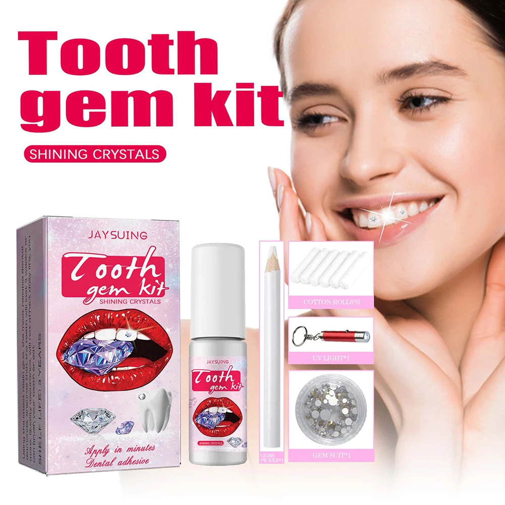 Teeth Whitening Vape - Dente Gems Kit com Cura Cola