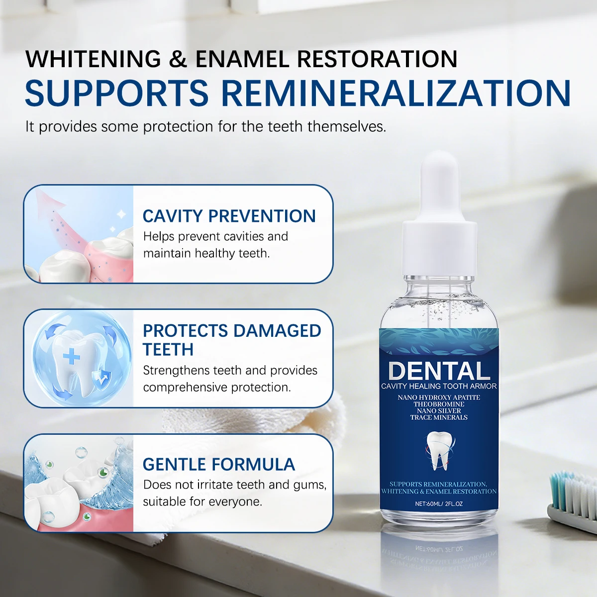Sérum Clareador Dental 60ml, L - Enamel Repair Serum avaliação e preço
