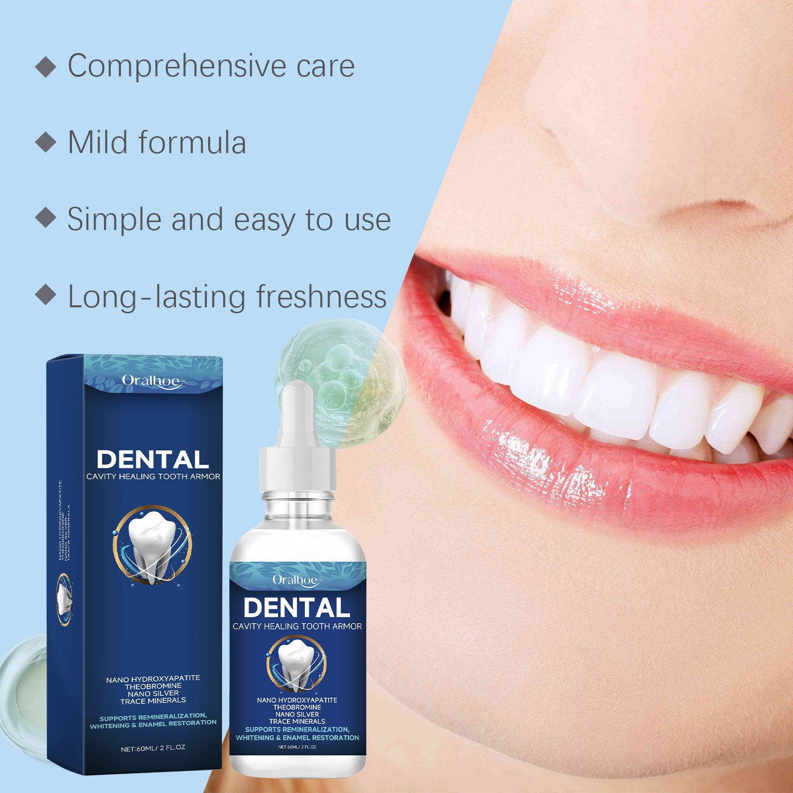 Sérum Líquido para Cuidados De - Enamel Repair Serum avaliação e preço