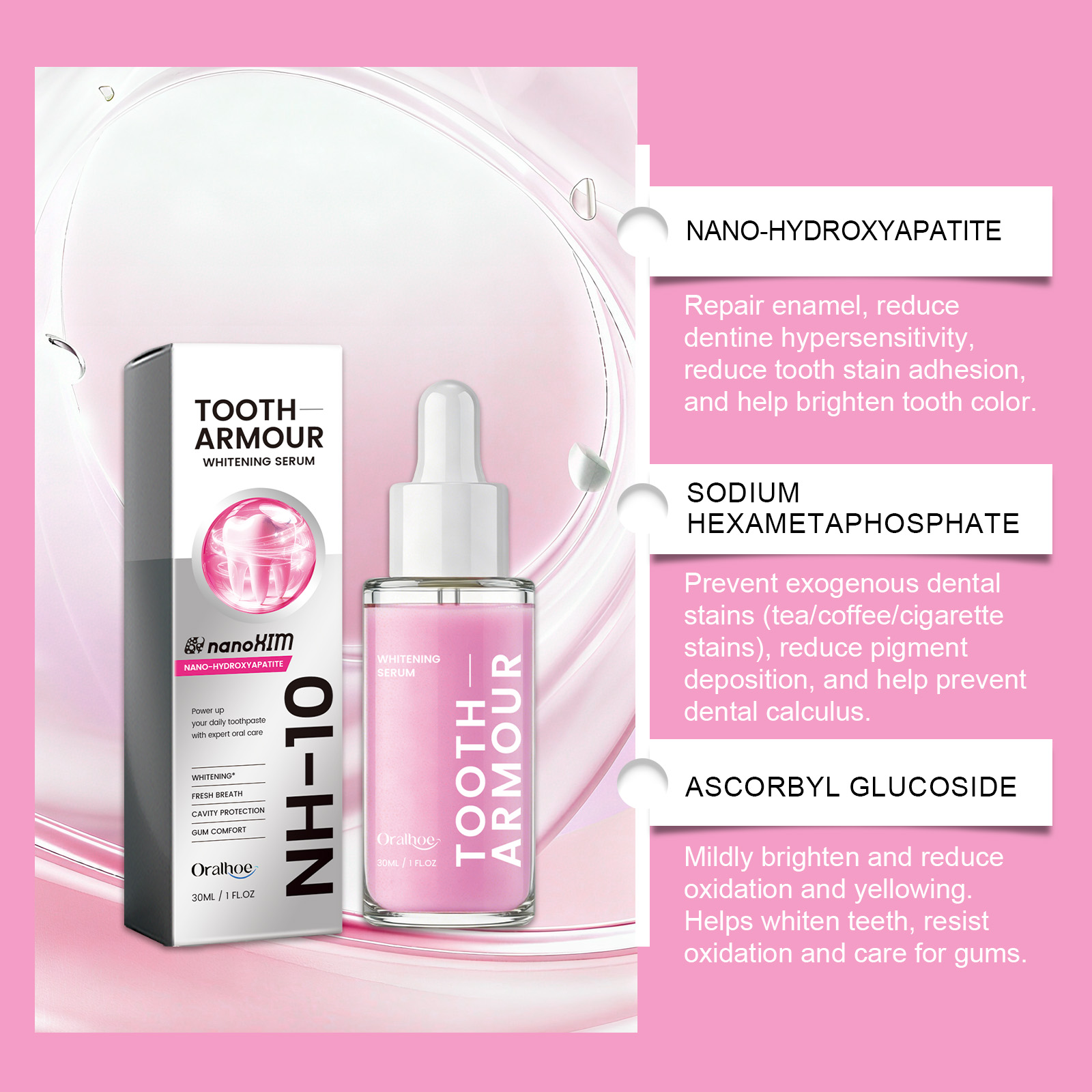 Sérum Clareador Dental com Nan - Enamel Repair Serum avaliação e preço