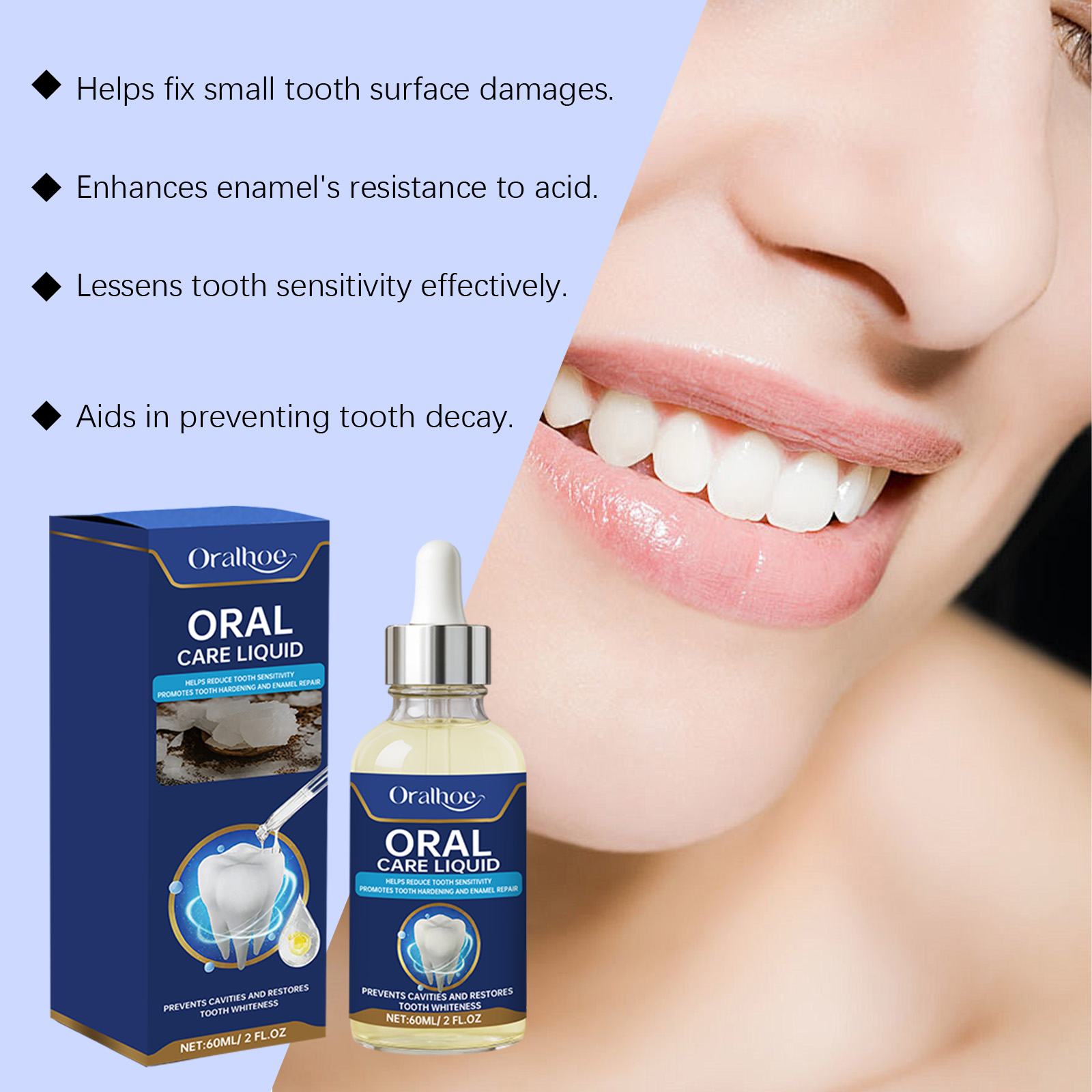 Essência de clareamento dental - Enamel Repair Serum avaliação e preço