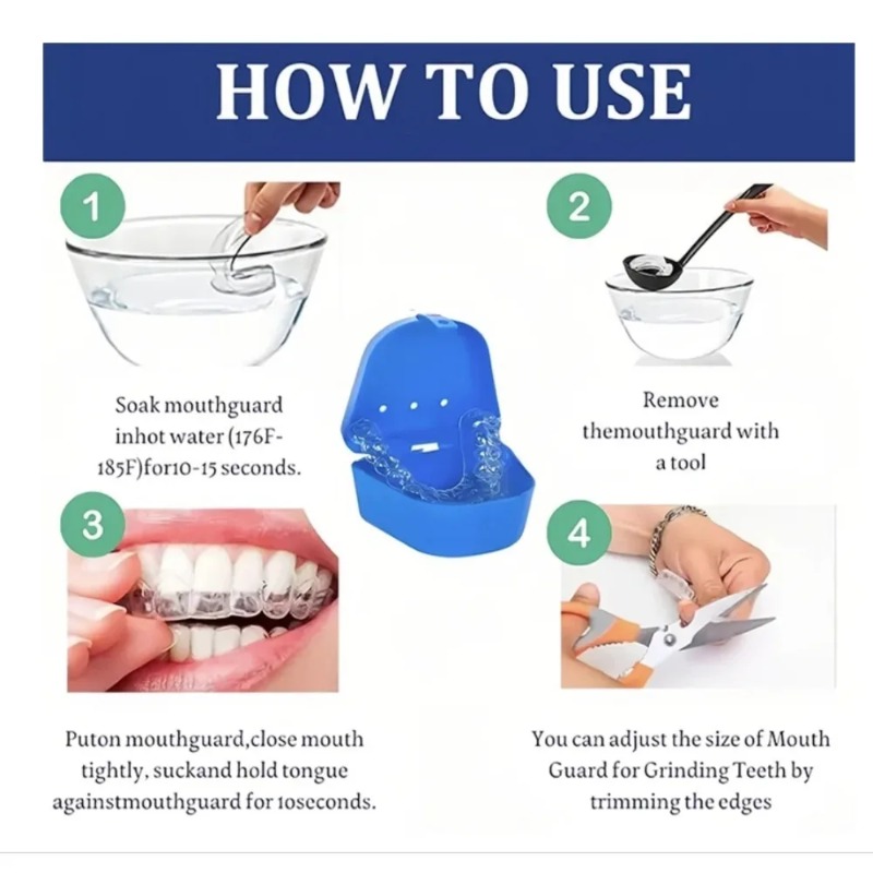 Protetores Bucais Moldáveis pa - Teeth Whitening Mouth Guard avaliação e preço
