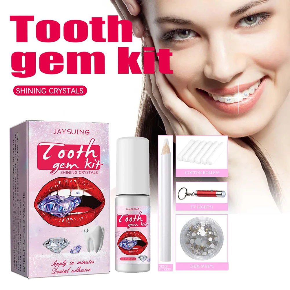 Dente Gems Kit com Cura Cola L - Teeth Whitening Vape avaliação e preço