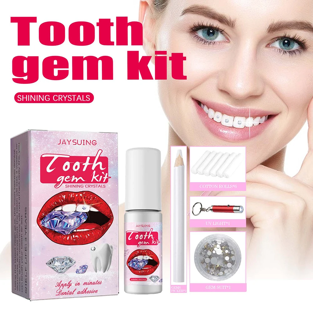 Dente Gems Kit com Cura Cola L - Teeth Whitening Vape avaliação e preço